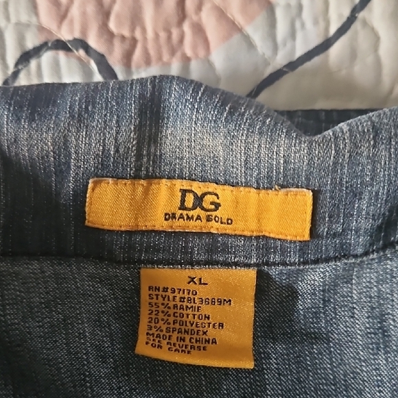 Blue Denim Button-Up Jacket - Picture 2 of 3